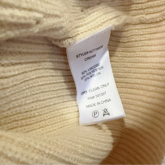 ASTR the Label Catalina Pullover Sweater Top in Cream NWT Size XL - Picture 6 of 7